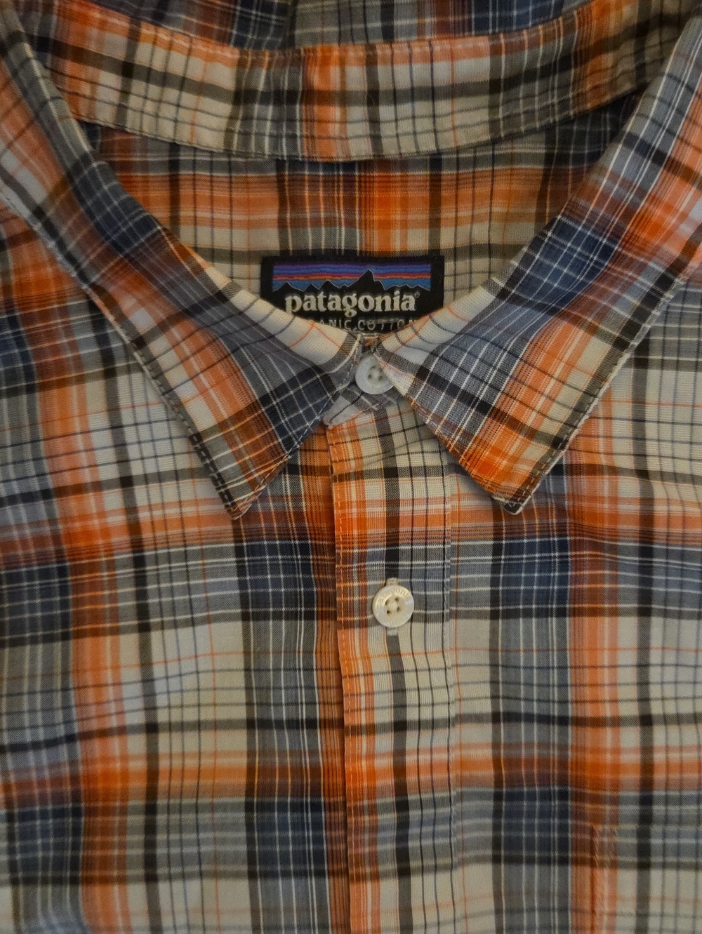 Patagonia Men's Organic Cotton Plaid Button-Down Shirt - Size M